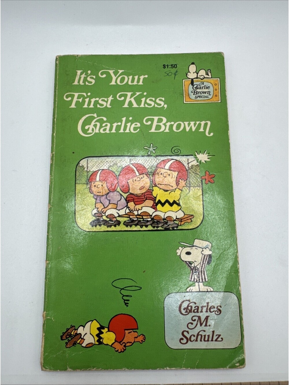 It's Your First Kiss Charlie Brown- Charles M. Schulz-1978-Paperback Book